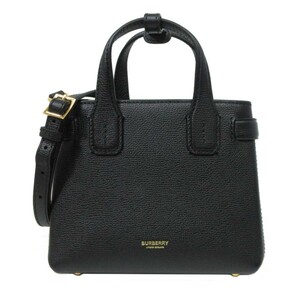 バーバリー BURBERRY チェック柄 ベイビー バナー ハンドバッグ 斜めかけ 8067050 BLACK (ブラック) アウトレット レディース 