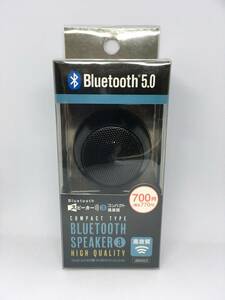 DAISO/ダイソー　Bluetoothスピーカー☆彡　コンパクト高音質　ブラック☆　USB充電ケーブル付　新品未開封品