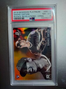 2018 Topps Bowman Platinum Shohei Ohtani 25シリ PSA orange ルーキーカード RC RR-9