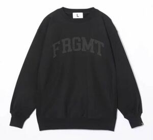 黒M FRAGMENT UNIVERSITY crewneck クルーネック フラグメント