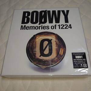 新品未開封品 2CD「BOOWY Memories of 1224」 40th MEMORIAL BOX SPECIAL PHOTOBOOK 特典付き 氷室京介 Q.E.D 35TH Blu-ray