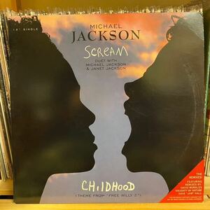 12inch レコード　MICHAEL JACKSON/SCREAM / CHILDHOOD/ マイケルジャクソン