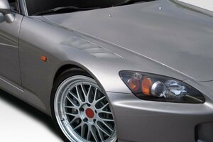 2000-2009 ホンダ S2000 Duraflex EVS +30MM フロント ダクト ワイド フェンダー 左右セット FRP製 未塗装 エアロ ボディキット