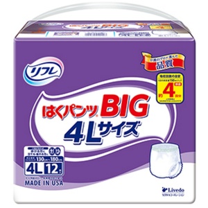 リフレはくパンツBIG4Lサイズ12枚 × 4点