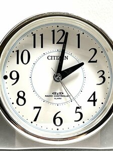 CITIZEN シチズン 目覚まし時計 時計 アナログ アラーム 小型 起床 置き時計 卓上時計 寝室 リビング シンプルで使いやすい！