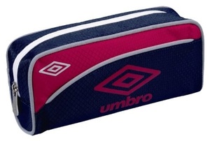 新品★学研ステイフル umbro ネイビー ペンポーチ H10097★青×赤×グレー 筆箱 ペンケース アンブロ①