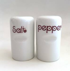 ◆ビンテージ Salt and Pepper 容器 ソルト ペッパー 塩コショウ入れ POP 70S 検 スペースエイジ ミッドセンチュリーモダン カフェ
