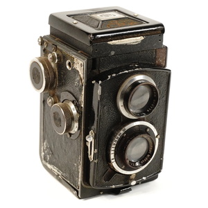 1937年 Minolta ミノルタ Minoltaflex I 二眼レフカメラ フィルムカメラ シャッター,絞り確認済み TOT