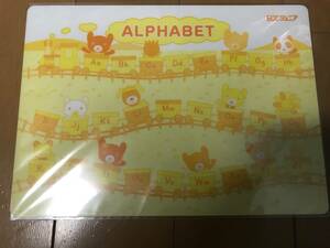 下敷き　ＥＣＣジュニア　ＡＬＰＨＡＢＥＴ　新品　即決