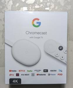 【未使用・未開封品】Chromecast with Google TV （4K、Snow）