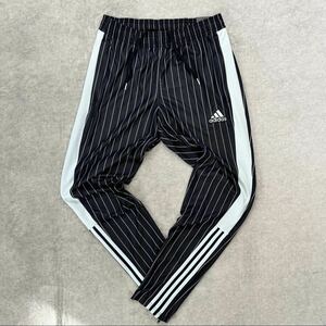 格安送料 XLサイズ 新品 adidas アディダス ジャージ ストライプ 紺 ネイビー 水色 ブルー系 トラックパンツ ボトムス ジム O LL HC1305