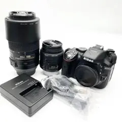 美品！Nikon デジタル一眼レフカメラ D5300 ダブルズームキット