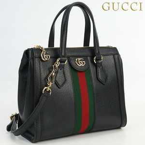 中古 グッチ ハンドバッグ レディース ブランド GUCCI オフィディア GG スモールトートバッグ レザー 547551 ブラック バッグ