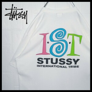 《STUSSY/ステューシー》IST　ロゴ　バックプリント　Tシャツ　半袖