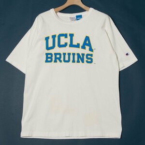 メール便◯ USA製 Champion チャンピオン UCLA カレッジ サイズL 半袖 Tシャツ クルーネック プリント メンズ カジュアル アメトラ 春夏