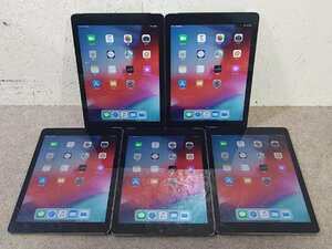 ジャンク Apple iPad Air 9.7inch 32GB Wi-Fi+Cellularモデル 第1世代 スペースグレイ MD792J/A 5台セット サイドスイッチ不良等