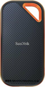 新品SanDisk SDSSDE81-4T00 4TB USB 3.2 Gen 2x2 SSD 外付け 最大2000MB/秒 防滴防塵 エクストリームプロ ポータブルSSD
