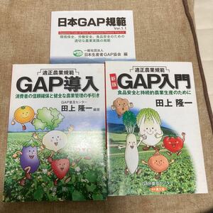 GAP入門　GAP導入　日本GAP規範　田上隆一　農業　適正農業規範　食品安全　持続的農業生産