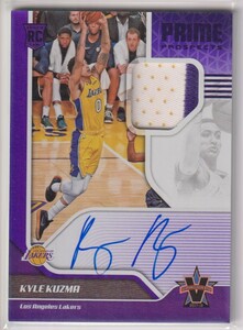 NBA KYLE KUZMA AUTO 2017-18 PANINI VANGUARD JERSEY Autograph Purple SIGNATURE PATCH LAKERS /25 枚限定 カイル・クーズマ 直筆 サイン