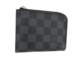 1円 ■美品■ LOUIS VUITTON ルイヴィトン N63237 ダミエグラフィット ポルトモネNM コインケース コインパース グレー系 AY1632