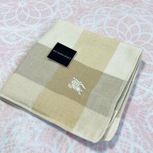 【レア】新品/BURBERRY/タオルハンカチ/正規品/バーバリー/綿100%/未使用/即決/匿名発送/日本製/ノバチェック/ハンドタオル/メンズ/