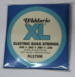 【旧パッケージ】DADDARIO ( ダダリオ ) /　XL170M　NICKEL Midium Scale .045-.100 　ベース弦