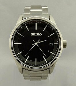 SEIKO STBM255 solar radio MEDA IN JAPAN セイコー 電波ソーラー 40mm ブラック文字盤 7B24-OBRO メンズ 日本製 中古