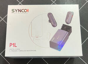 SYNCO P1L 2.4 G ワイヤレスクリップマイクロホン（コネクタタイプはLightning）
