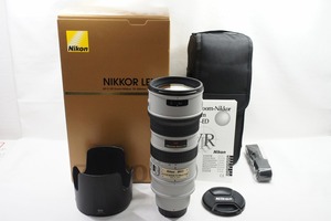 【適格請求書発行】美品 Nikon ニコン AF-S VR ZOOM NIKKOR ED 70-200mm F2.8G IF ライトグレー 元箱付【アルプスカメラ】240517w