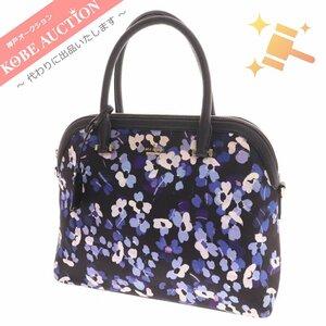 ■ ケイトスペード ハンドバッグ トートバッグ ショルダーバッグ 2WAY Margot Cameron Street Floral レディース ネイビー 保管袋付き