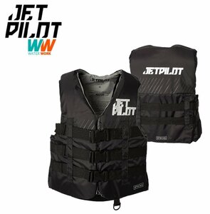 ジェットパイロット JETPILOT ライフジャケット JCI認定 送料無料 ストライク 3-バックル CGA ナイロン ベスト ブラック M JA22126CGA