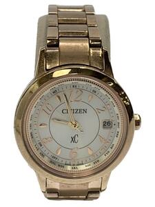 CITIZEN◆ソーラー腕時計/アナログ/ステンレス/SLV/H240-T022740