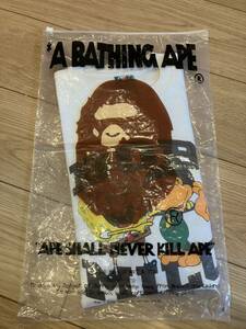 未着用品　A BATHING APE アベイシングエイプ LサイズTシャツ　BAPE スポンジボブ