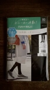 ATSUGI　アツギ　THE LEG BAR　タイツ　80デニール　プレーン　ブラック　サイズM〜L　デオドラント 80D　NO.FP7083