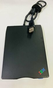 YS0108★中古動作品★IBM USBフロッピーディスクドライブ FD-05PUB ブラック　FDDドライブ