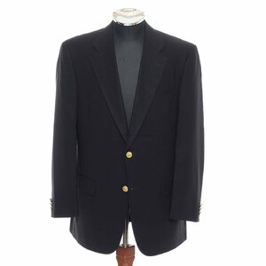 ◆505011 BROOKS BROTHERS ブルックスブラザーズ ◆2B テーラードジャケット 金ボタン 紺ブレ シングル サイズ37REG メンズ ネイビー