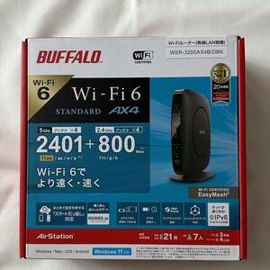 【新品未開封/5台Set】バッファロー 無線LAN親機 WiFiルーター WSR-3200AX4B/DBK × 5台