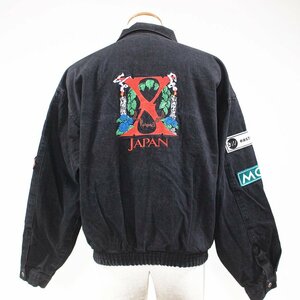 希少 X JAPAN 1994年 東京ドーム スタッフ ワッペン デニムジャケット L