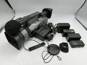 【HW90-27】【80サイズ】▲Canon キャノン デジタル ビデオカメラ DM-XV2/ジャンク扱い/通電可/※傷汚れ・素材劣化有