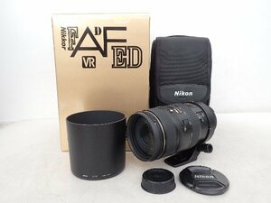 Nikon 望遠ズームレンズ AI AF VR-NIKKOR 80-400mm F4.5-5.6D ED 元箱付き ニコン ▽ 6E150-1