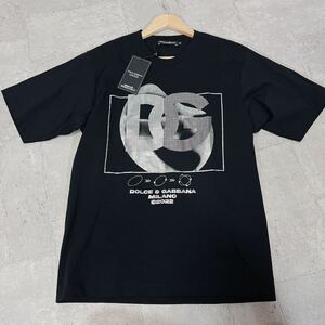 未使用 世界約4000着限定品 Dolce&Gabbana × UNXD ドルチェ&ガッバーナ Tシャツ 非売品 44 L相当 メンズ 黒