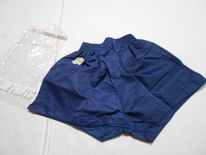 S　 紺　color pants 　　ナイロン１００％　　短パン　ショートパンツ　昭和レトロ　未使用