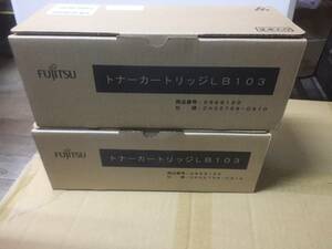 純正◇富士通　トナーカートリッジ　LB103◇2本セット/長期保管品♪