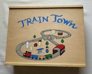 木製　トレインタウン　木製トイ　電車のおもちゃ　積み木　木製レール　鉄道部品　MILAN