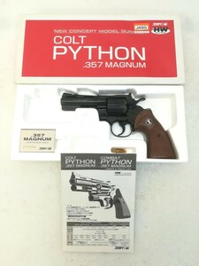 f2174/【動作未確認】コクサイ COLT PYTHON .357 MAGNUM コルトパイソン 4インチ HW JASG カートリッジ無し 現状品