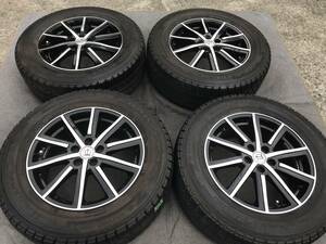 4924＊＊スタッドレス　215/65R16　タイヤホイールセット　美品16X6.5J　SET45　5H/100　４本　フォレスター