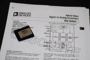 ANALOG DEVICES アナログデバイセズ　ハイブリッド　DAコンバーター　ECL 150MHz