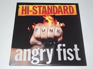 盤面美品 中古 LP 12インチ アナログ レコード Hi-Standard angry fist ハイスタンダード アングリー・フィスト Fat Wreck Chords 横山健