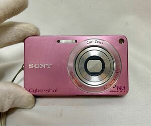 1円〜① 美品 SONY Cyber-Shot DSC-W350 ソニー サイバーショット ピンク デジタルカメラ デジカメ 動作確認済み