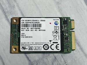 【中古部品】即決！SSDパーツ mSATA 128GB (動作確認済) C1230I